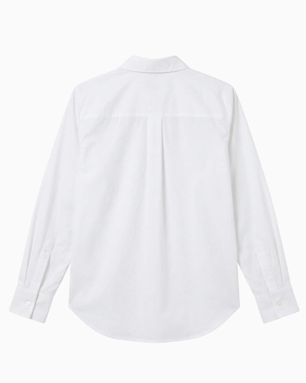 Camisa Blanca Manga Larga Clásica Básica -EHC111