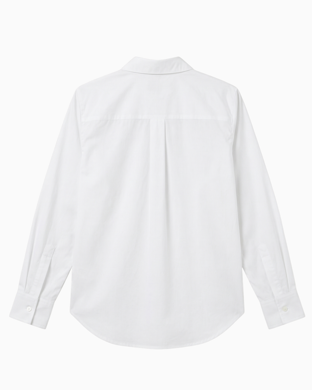 Camisa Blanca Manga Larga Clásica Básica -EHC111