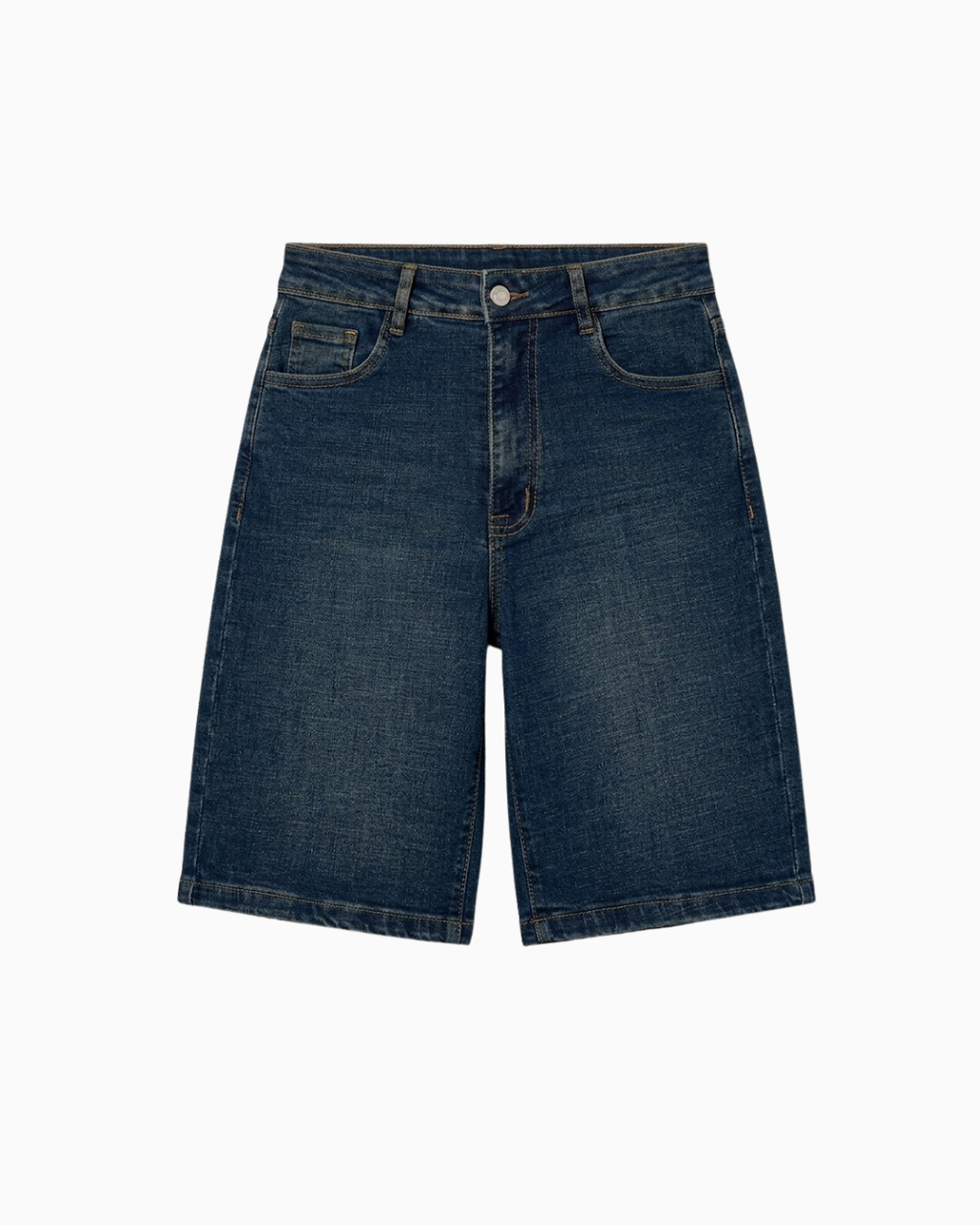 Short Stretch Tiro Alto Azul Oscuro -SD0019