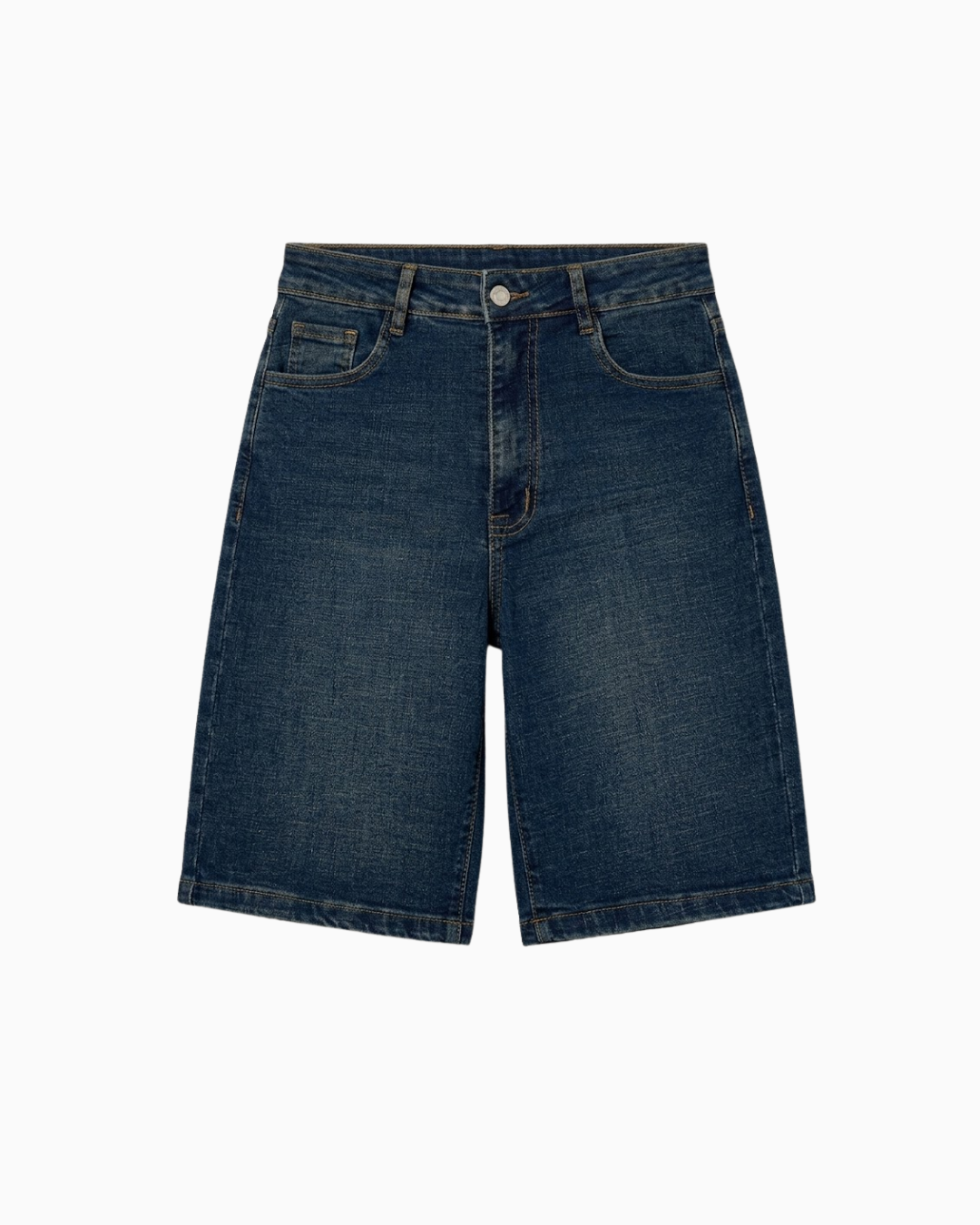 Short Stretch Tiro Alto Azul Oscuro -SD0019
