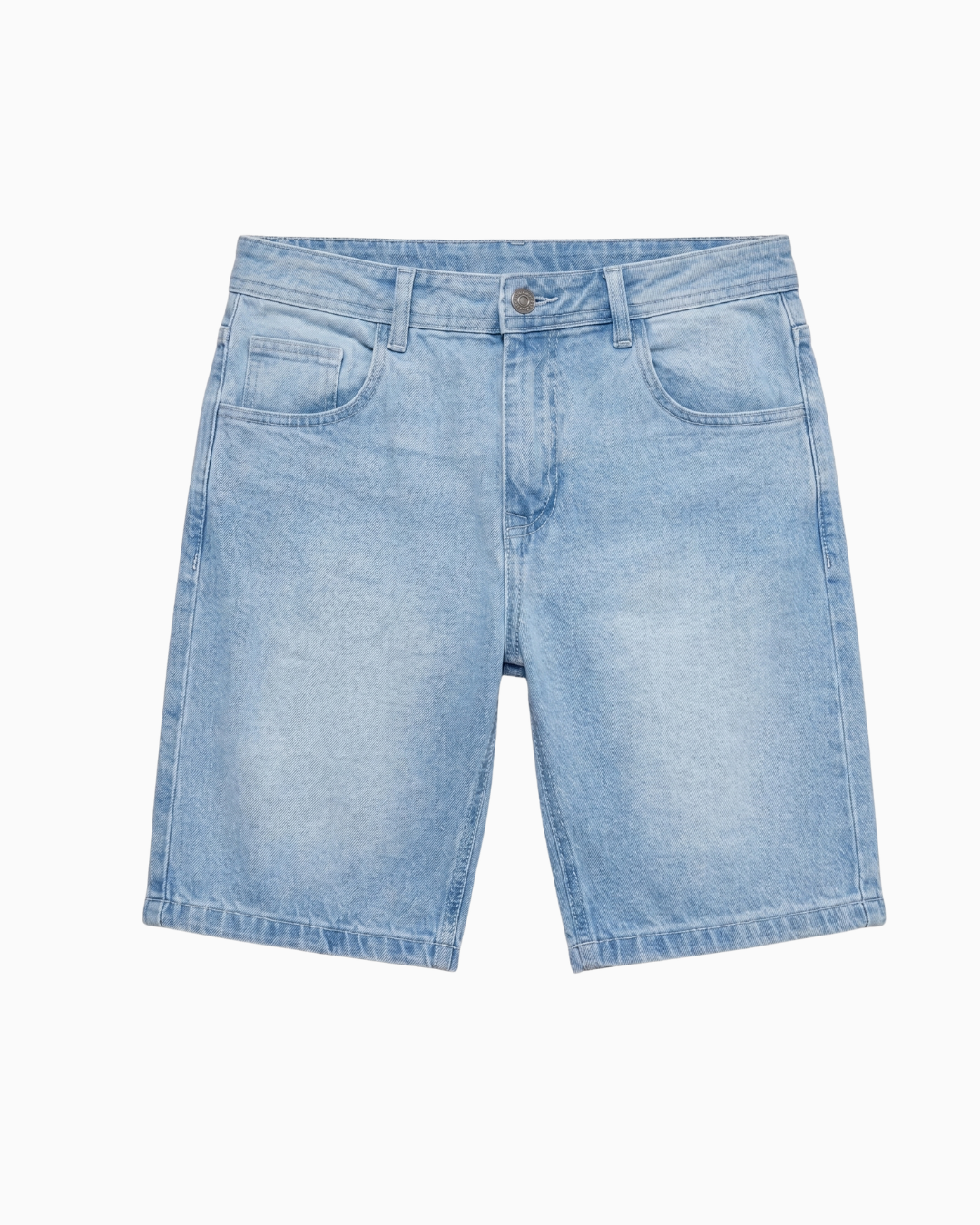 Bermuda De Caballero Rígida Azul Claro Lavado -DJB016