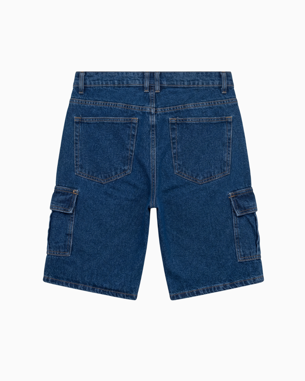 Bermuda De Caballero Cargo Rígida Azul Oscuro -DJB754