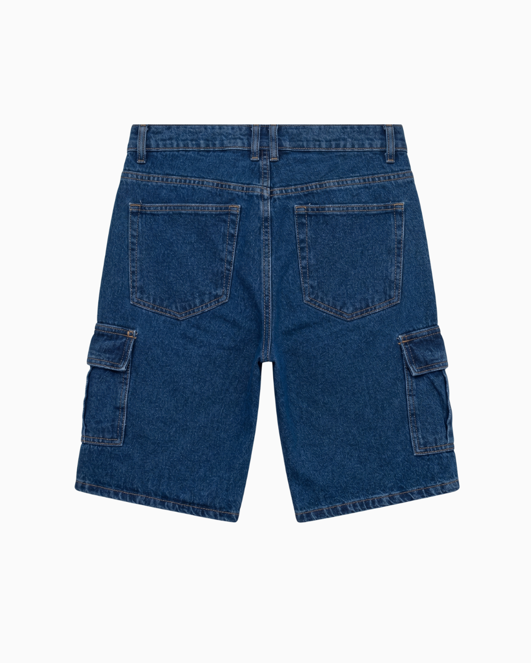 Bermuda De Caballero Cargo Rígida Azul Oscuro -DJB754