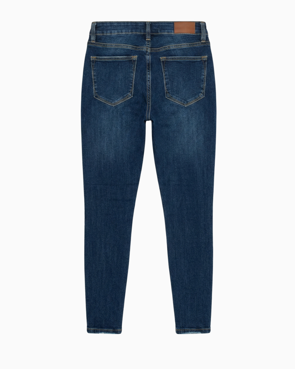 Jean Skinny Tiro Alto Stretch Azul Oscuro -INN1430