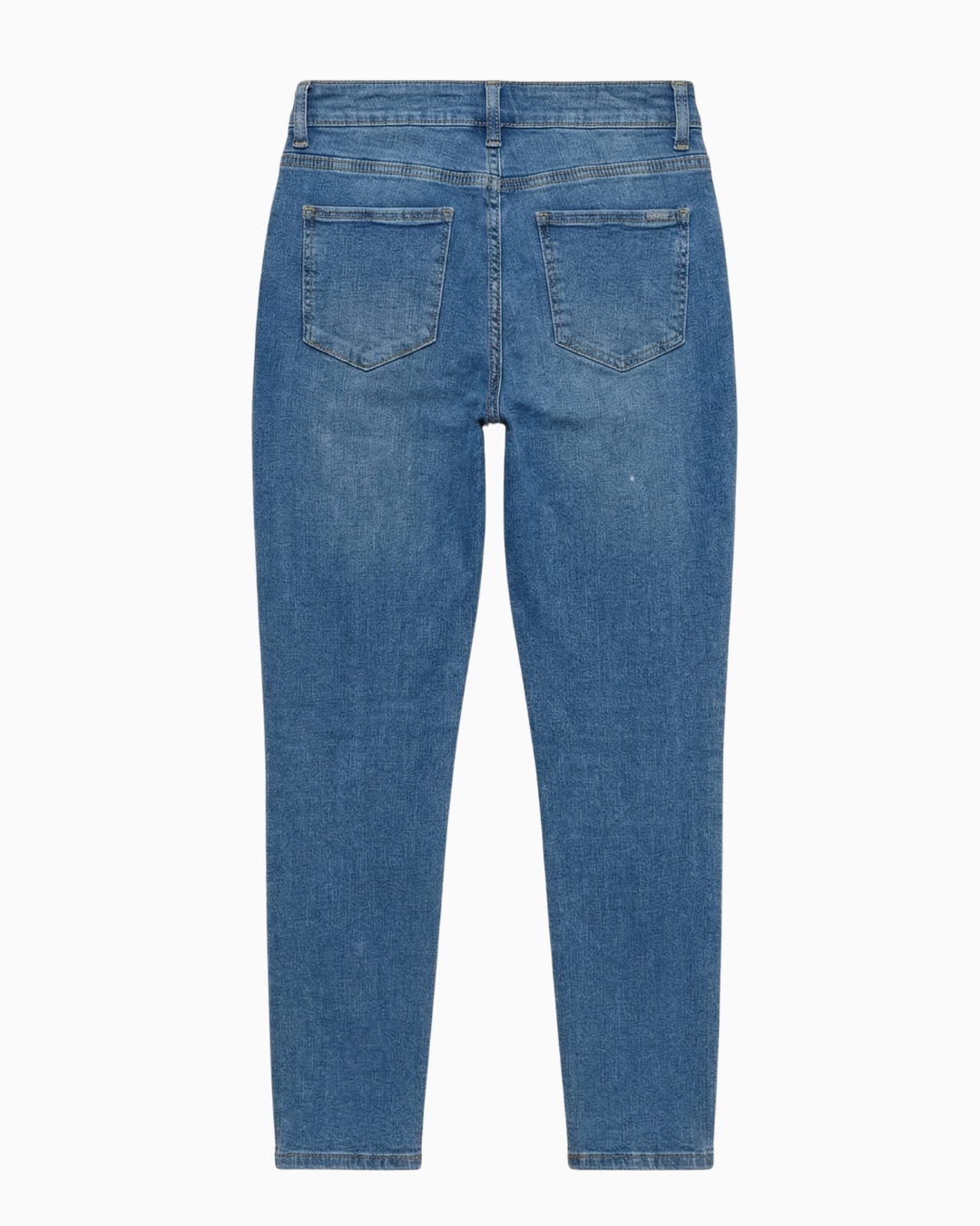 Jean Skinny Tiro Alto Azul Medio Stretch -INN1427