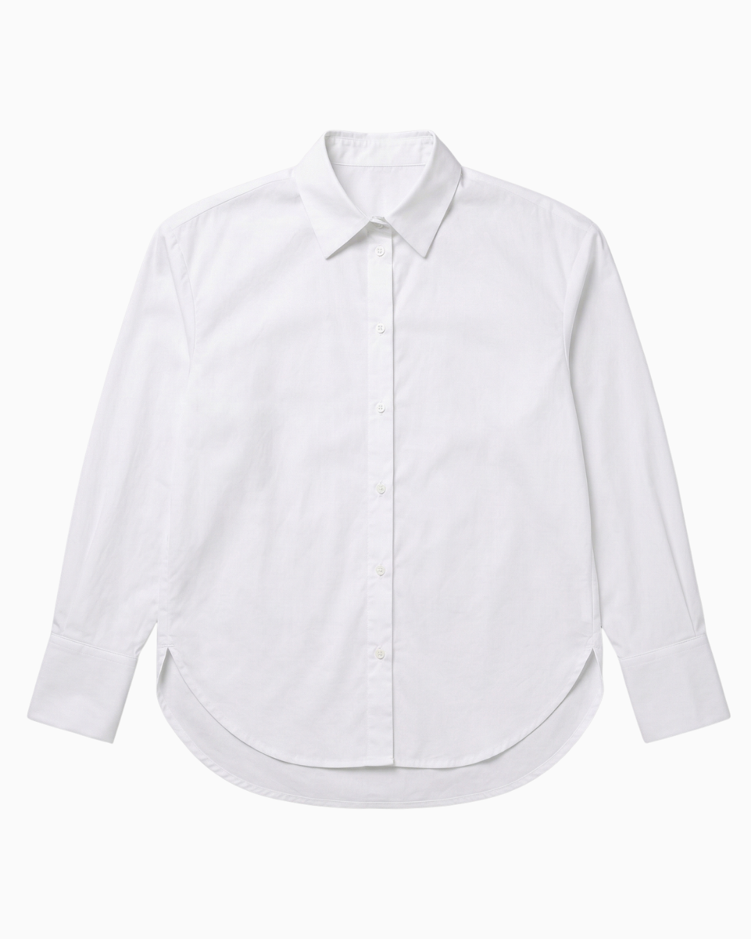 Camisa Blanca Manga Larga Clásica Básica -EHC111