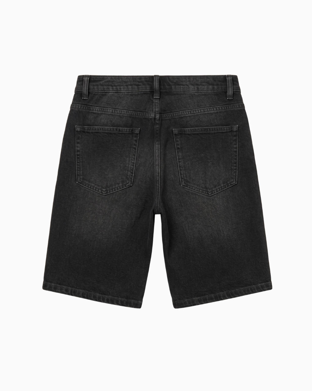 Bermuda De Caballero  Rígida  Negro Clásico -BC2879B