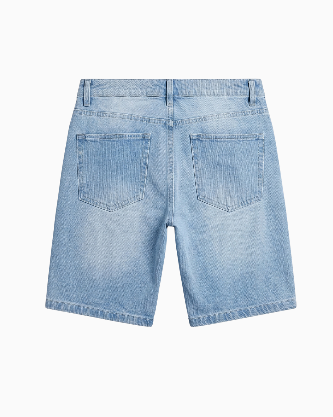 Bermuda De Caballero Rígida Azul Claro Lavado -DJB016