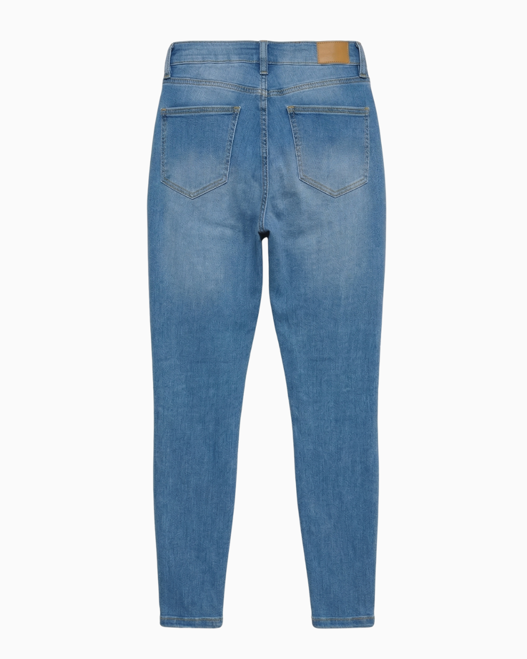 Jean Skinny Tiro Alto Stretch Azul Medio -INN1433