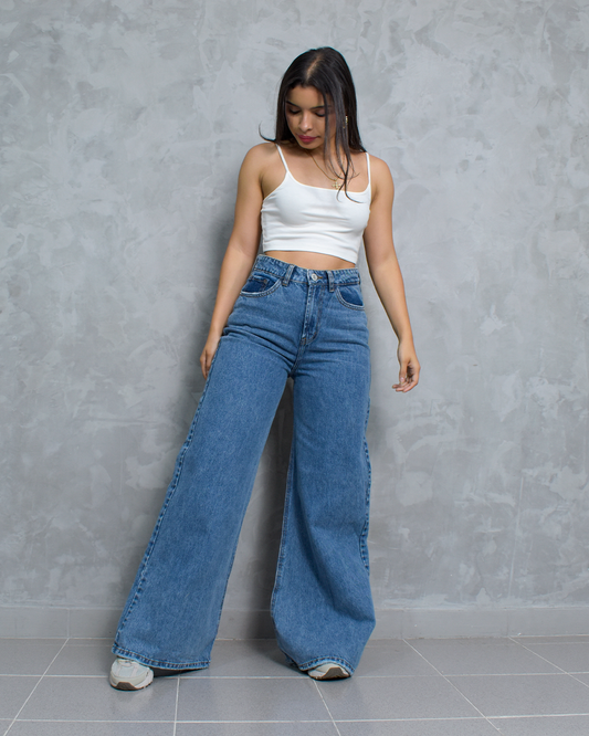 JEANS WIDE LEG RÍGIDO (INN4088)