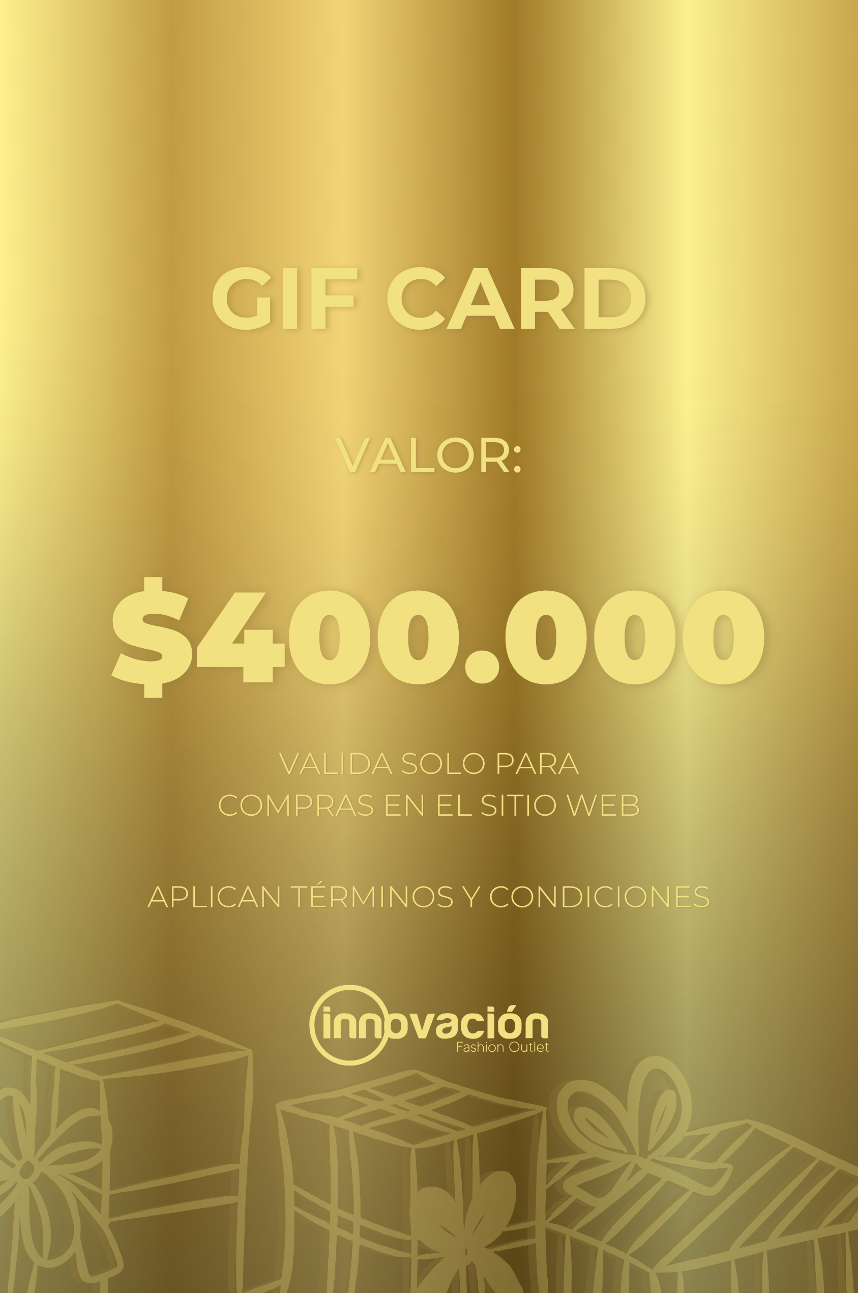 TARJETA DE REGALO