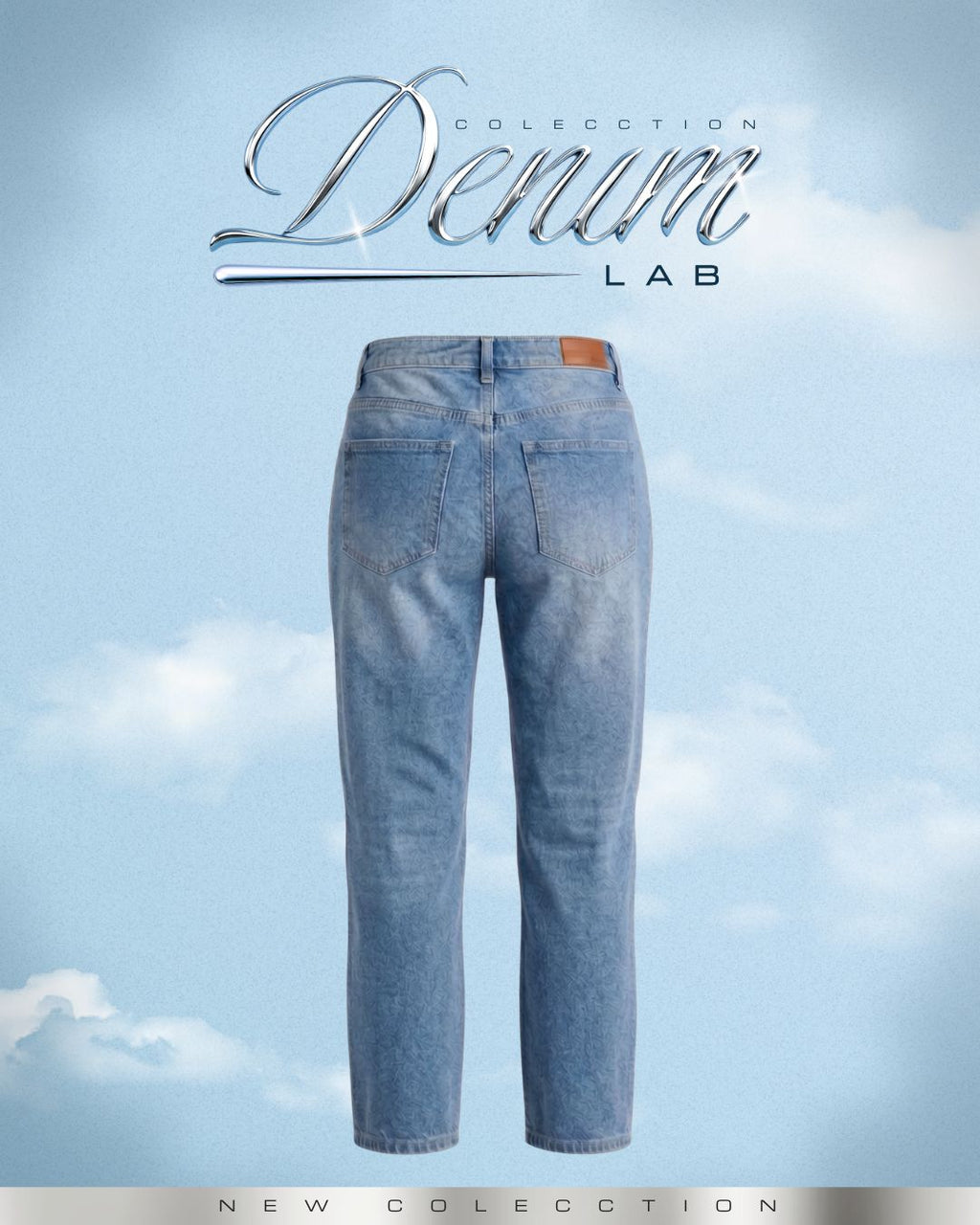 Jean Mom Fit Rígido Azul Medio Rotos -INN6094