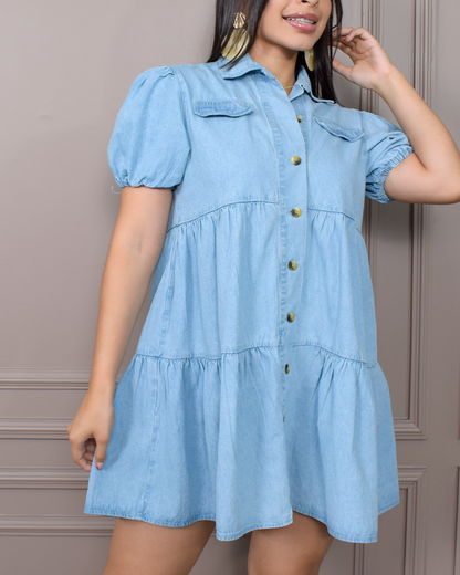 VESTIDO CHAMBRAY (ME56)