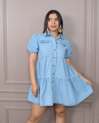 VESTIDO CHAMBRAY (ME56)