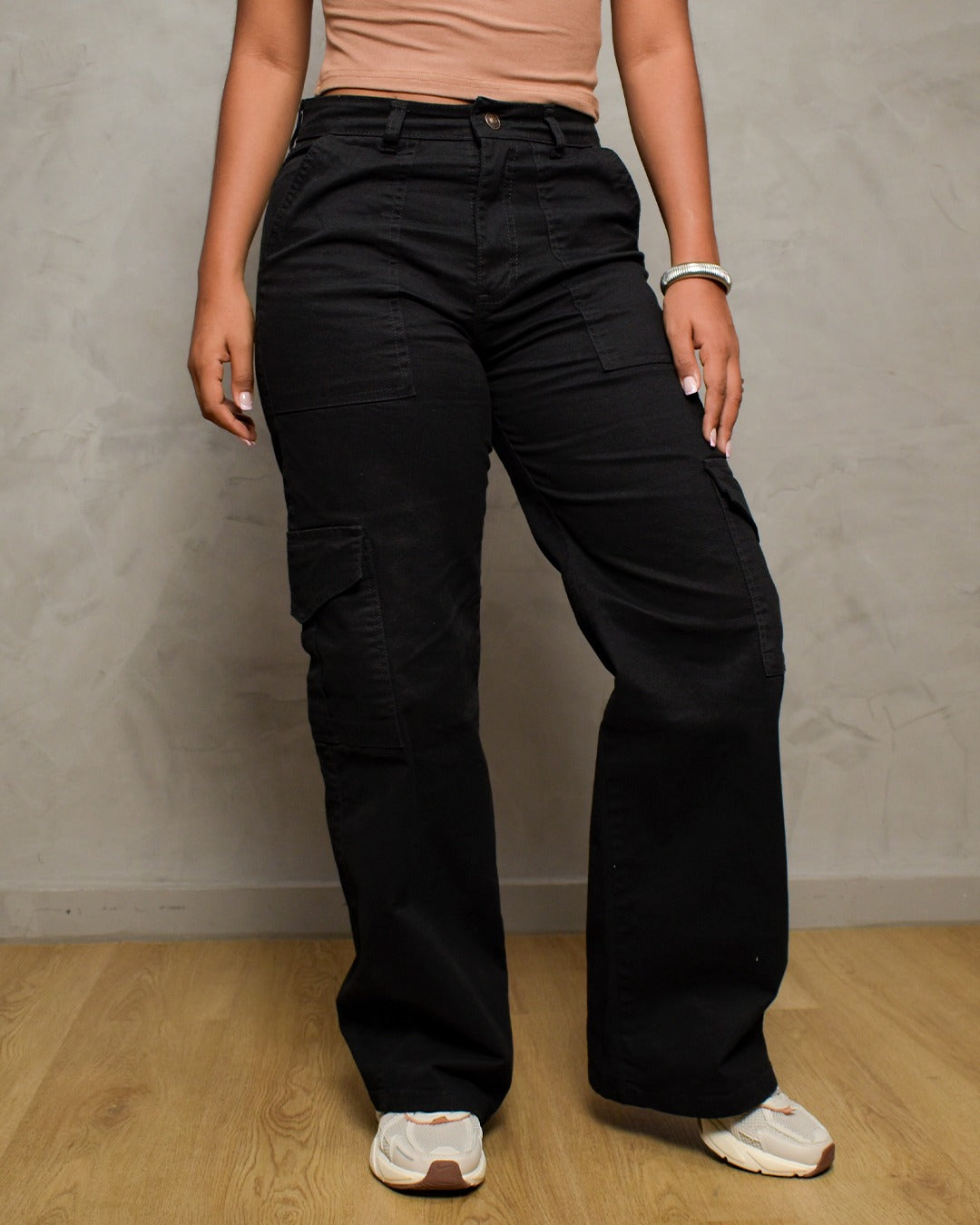 Pantalón drill cargo J096