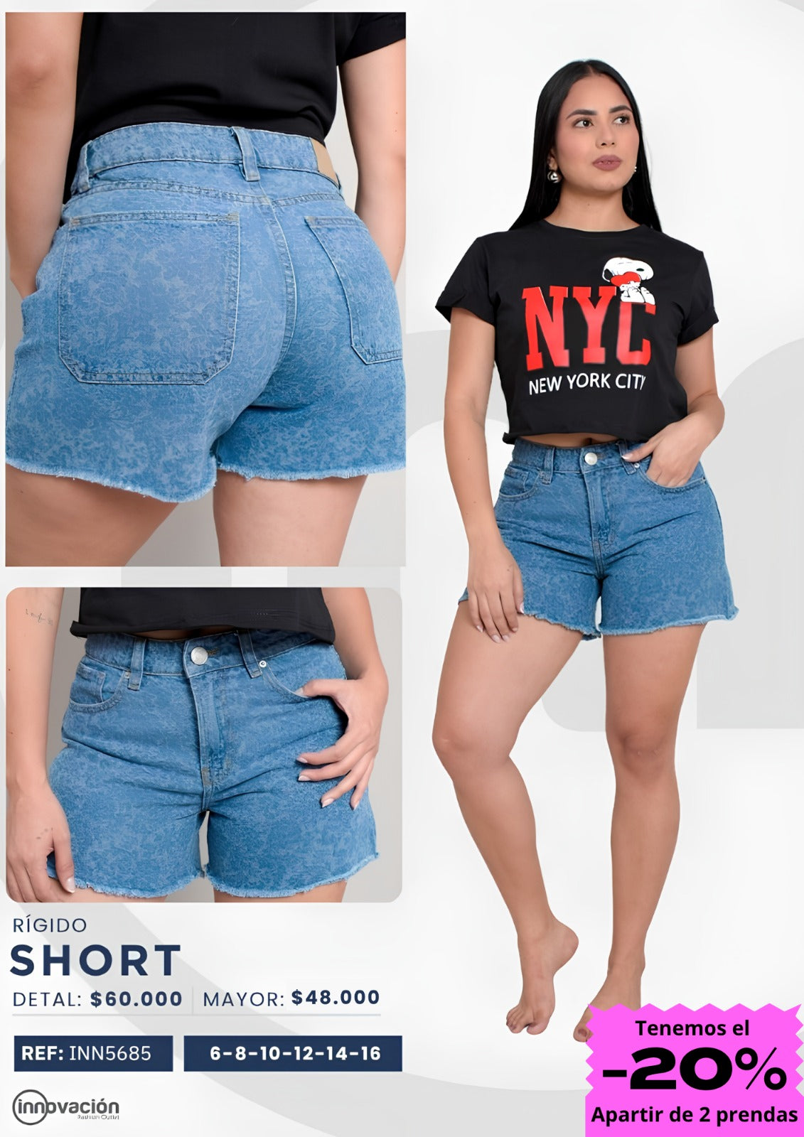 SHORT RÍGIDO - foto 2