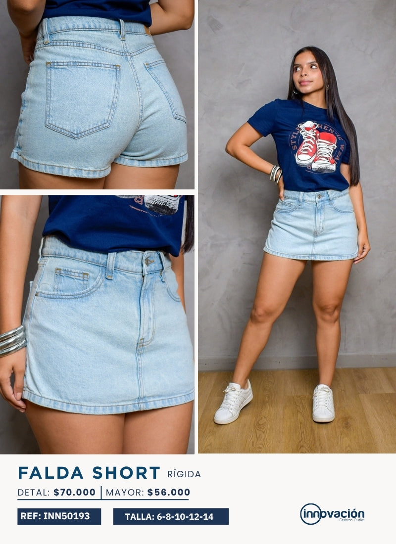 FALDA SHORT RÍGIDA