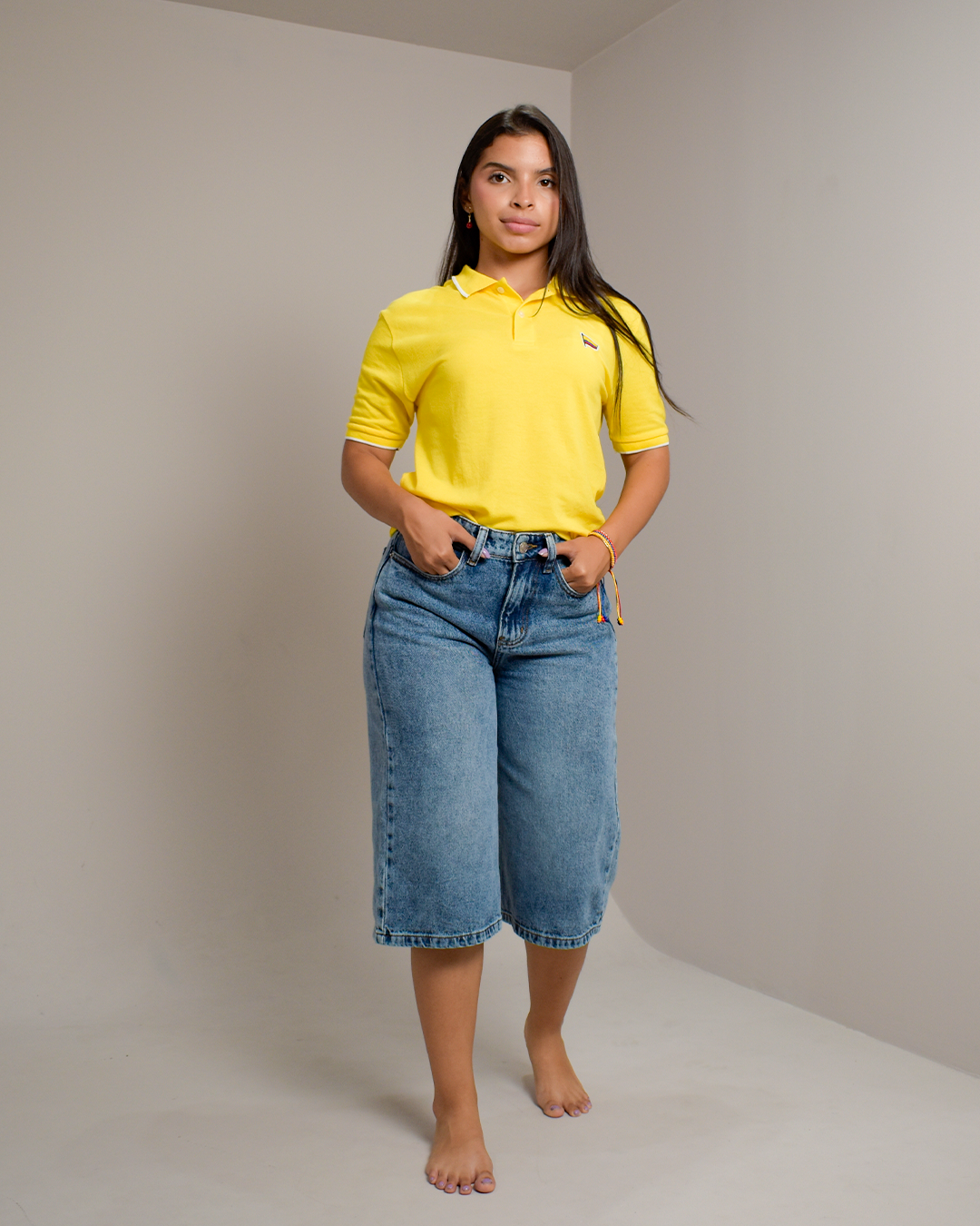 Jean Culotte Rígido Azul Claro -INN5655
